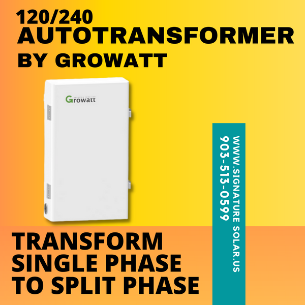 120/240 Split Phase Transformer by Growatt